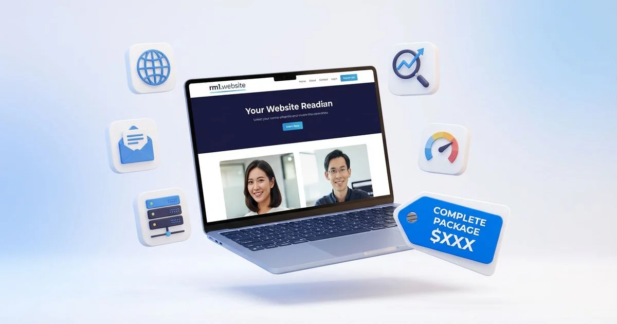 RM1/Day Complete Website Package